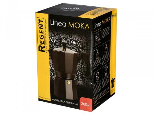 Кофеварка гейзерная "MOKA" 360 мл на 6 чашек
