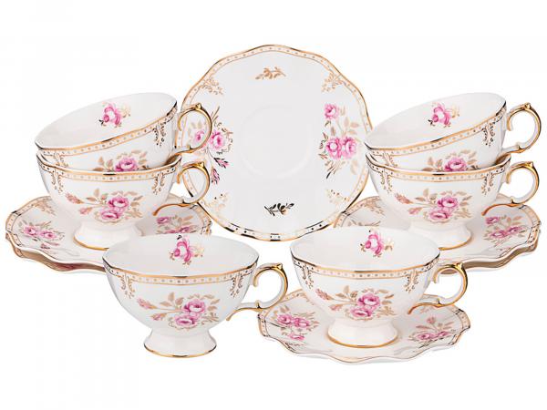 Чайный набор "Завтрак у королевы" на 6 персон 12 предметов