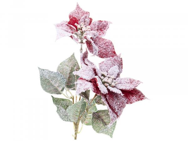 Цветок искусственный "Пуансетия" 54 см