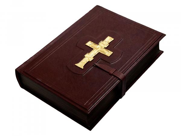 Библия большая с крестом 24х18х5 см