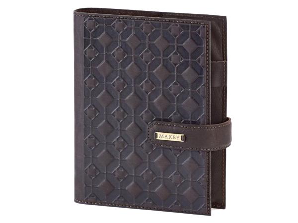 Ежедневник А6 в кожанной обложке