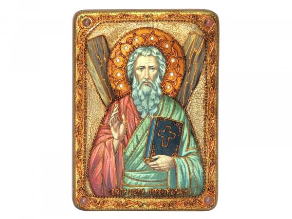 Икона "Святой апостол Андрей Первозванный" 21х29 см