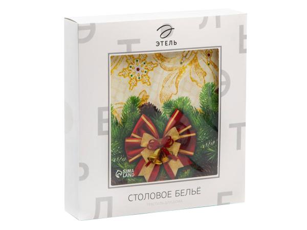 Скатерть "Новогоднее волшебство" d 160 см