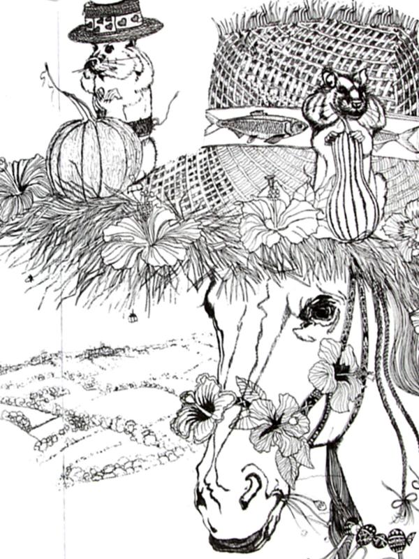 Раскраска с иллюстрациями П. Фролова