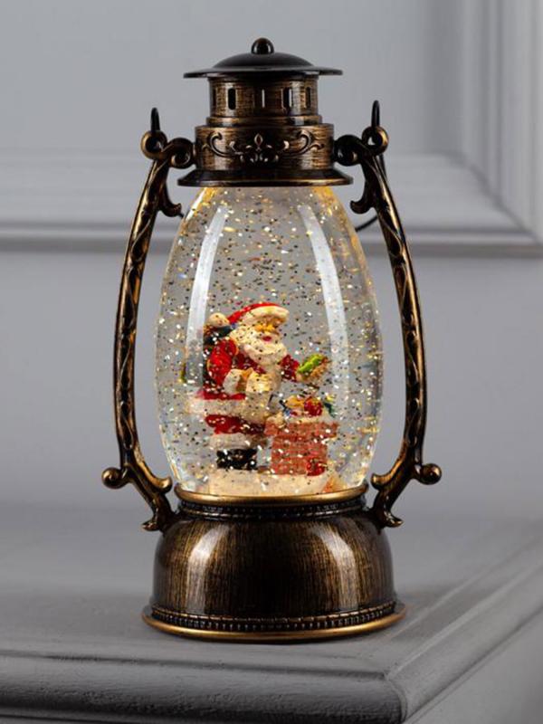 Фонарь светодиодный "Дед Мороз с подарками" 23,5х14х11 см