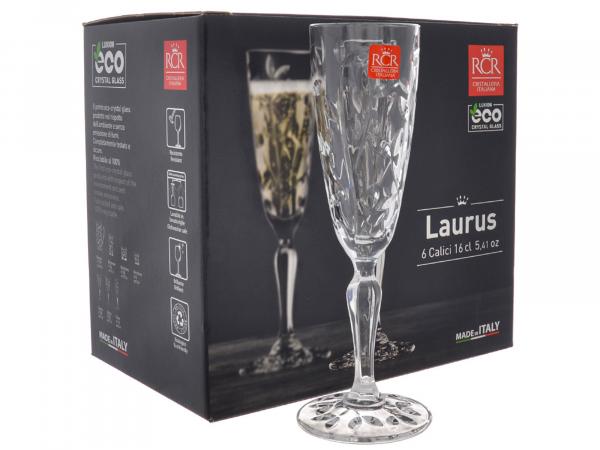 Набор фужеров для шампанского "Laurus" 180 мл 6 шт