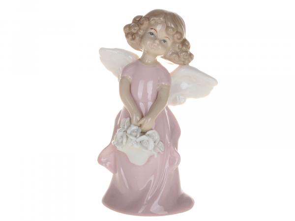 Ангел с корзинкой цветов 14,5 см