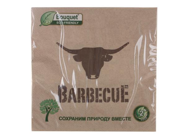 Салфетки 2-х слойные 25 шт "Barbecue крафт" 33х33 см