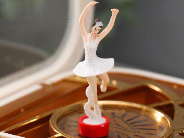 Шкатулка музыкальная "Белый рояль" 18,5 см