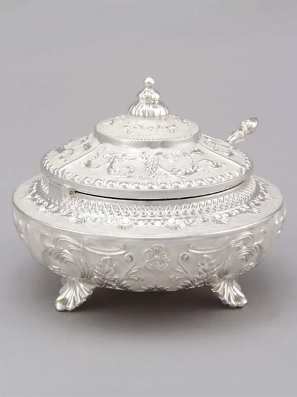 Сахарница с ложечкой 14х14х11 см