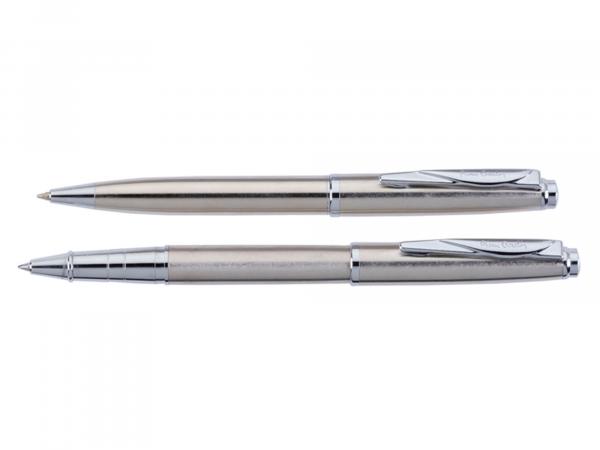 Набор подарочный Pierre Cardin Pen&Pen - Steel, ручка шариковая + ручка роллер