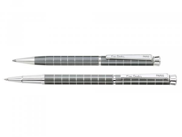 Набор подарочный Pierre Cardin Pen&Pen - Gray, ручка шариковая + ручка роллер