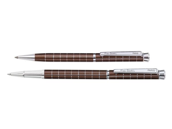 Набор подарочный Pierre Cardin Pen&Pen - Brown, ручка шариковая + ручка роллер