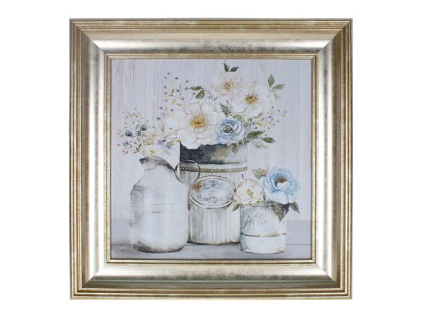 Репродукция "French Garden Flowers II" 30*30 см