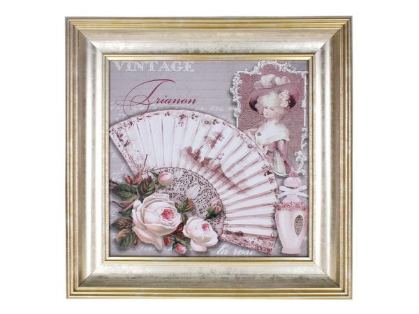 Репродукция "Vintage La Rose" 30*30 см