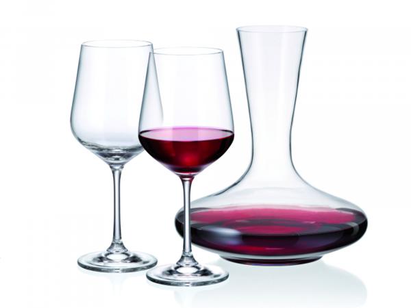 Набор для вина "STRIX" декантер 1,5 л + 6 бокалов 580 мл