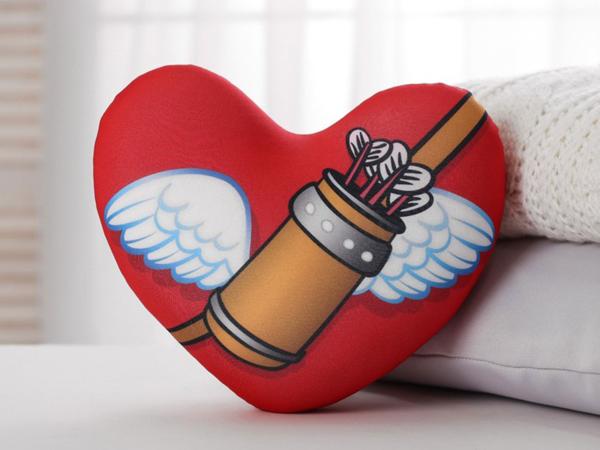 Подушка-антистресс "Люблю" 30х25 см