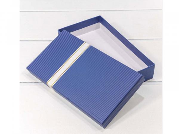 Подарочная коробка 22х12х4 см "Синяя"