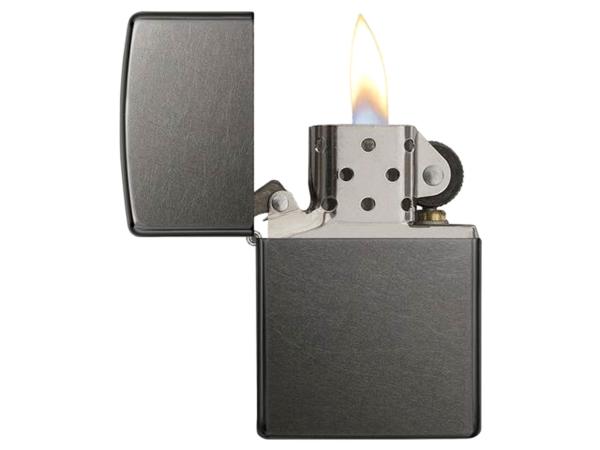 Зажигалка "Zippo" classic серая матовая