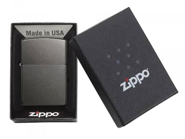 Зажигалка "Zippo" classic серая матовая