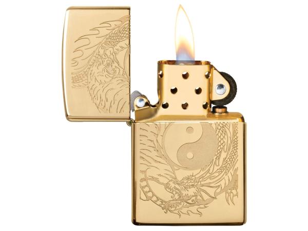 Зажигалка "Zippo" classic золото