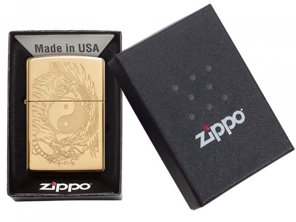 Зажигалка "Zippo" classic золото
