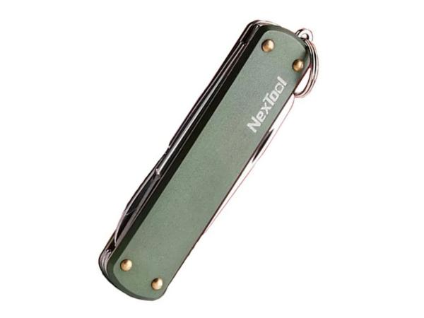 Нож-брелок складной Nextool mini зеленый