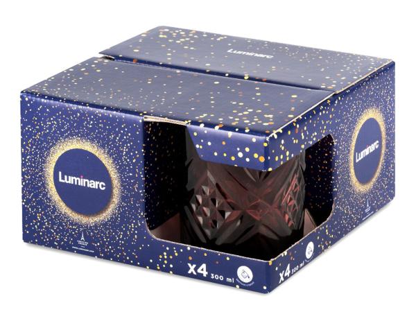 Набор стаканов 4 шт "Зальцбург лилак" 300 мл