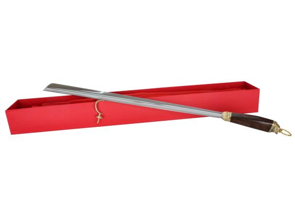 Ложка для обуви "Медведь" 60 см дерево латунь Россия