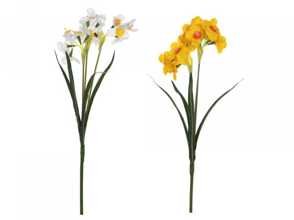 Цветок искусственный "Нарцисс" 65 см