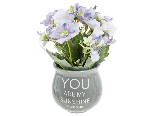 Цветочная композиция "You are my sunshine in the dark" 16,5 см