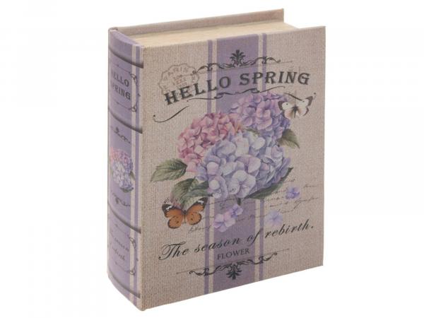 Шкатулка-книга с замком "Hello Spring" 16х7х22 см