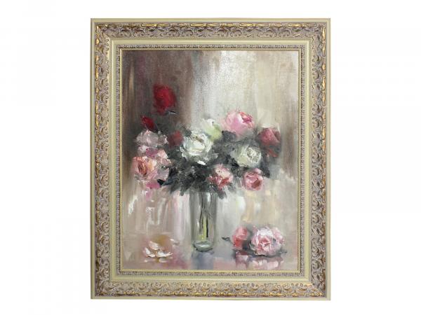 Картина "Розы" 40х50 холст, масло