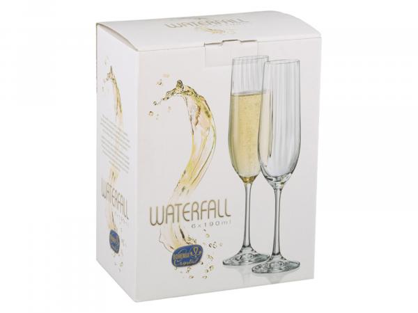 Набор бокалов для шампанского "Виола" 190 мл 6 шт