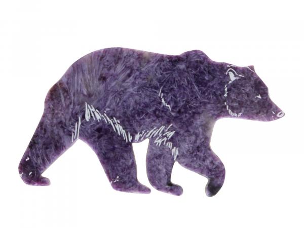 Магнит "Медведь № 500" чароит
