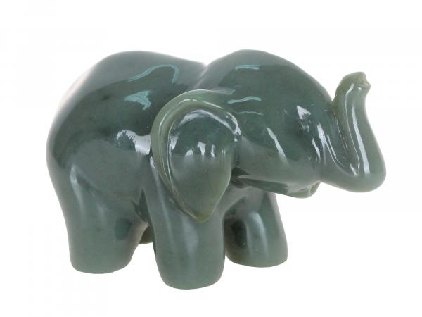 Слон 6х4 см, нефрит