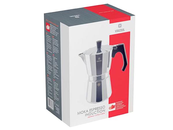 Гейзерная кофеварка "Moka Espresso Induction" индукция на 9 чашек