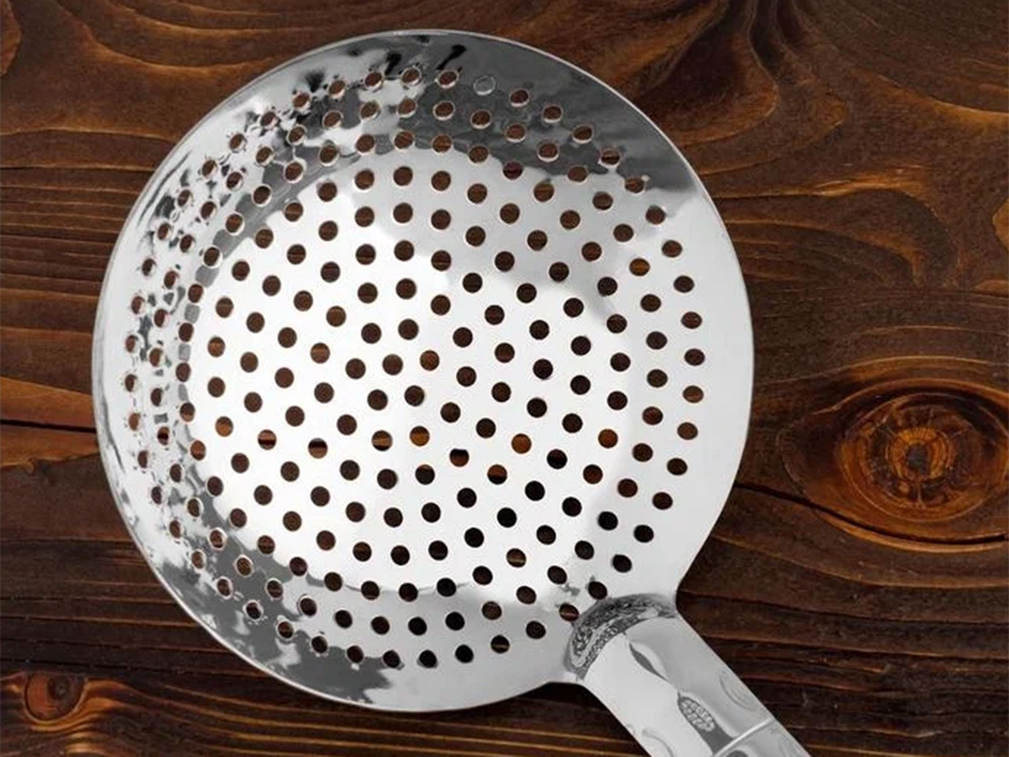 Шумовка Для Казана С Деревянной Ручкой Купить