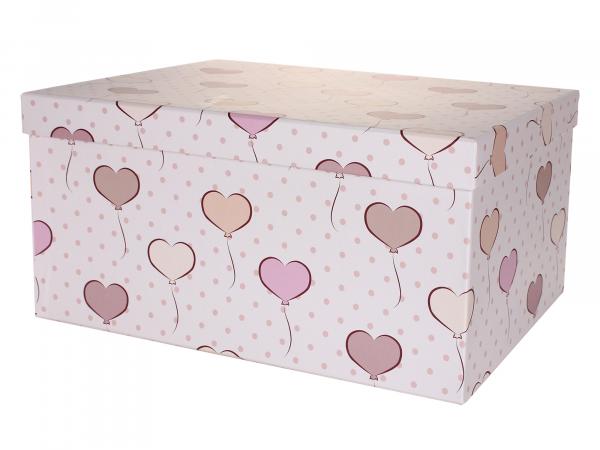 Подарочная коробка "Воздушные сердца" 39х27х18 см