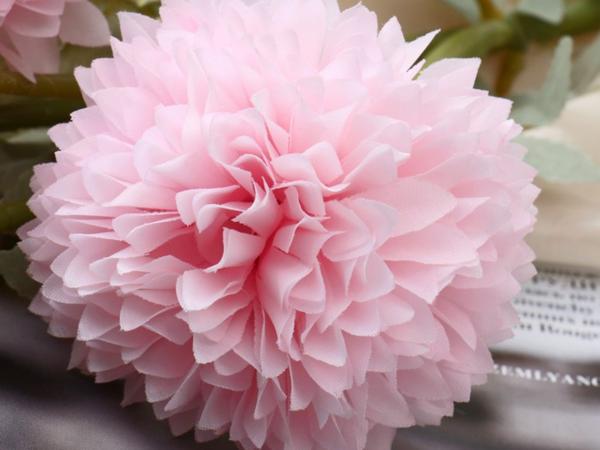 Цветок искусственный "Астра китайская Балун" 77 см