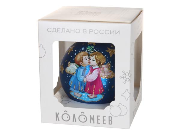 Ёлочное украшение Коломеев Шар "Ангелочек нежный 2" h 80 мм