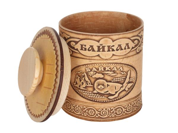 Туесок "Байкал" 9,5х9 см