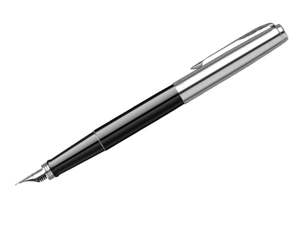 Ручка перьевая Parker Jotter Original-Black Chrome CT F