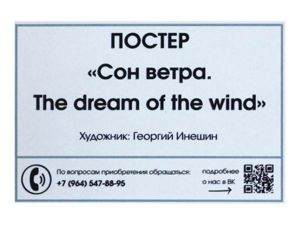 Постер "Сон ветра" 41*30 см