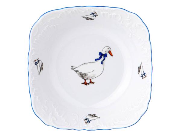 Салатник 24 см "Гуси"