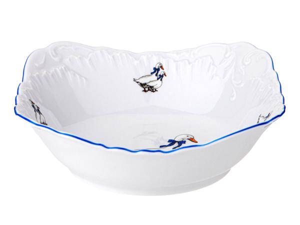 Салатник 24 см "Гуси"