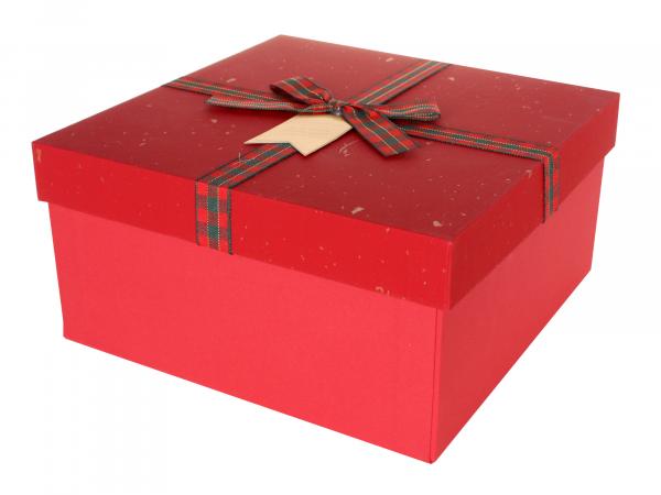 Подарочная коробка "Красный" 17х8 см