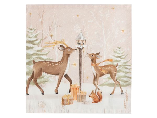 Набор салфеток "Christmas snowman" 40х40 см 4 шт