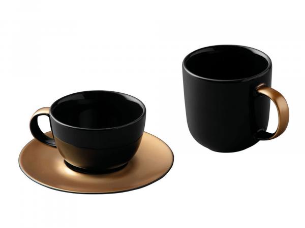 Набор для кофе и чая 3 предмета чёрный