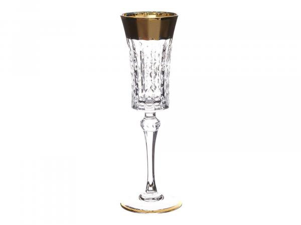Набор бокалов для шампанского 270 мл Lady Diamond матовая полоса